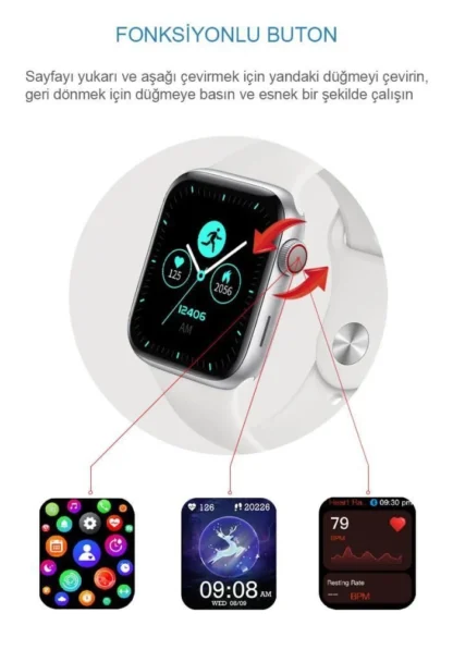You Watch F3 YF309 PRO You Smart Silicon Akıllı Kol Saati - Görsel 5